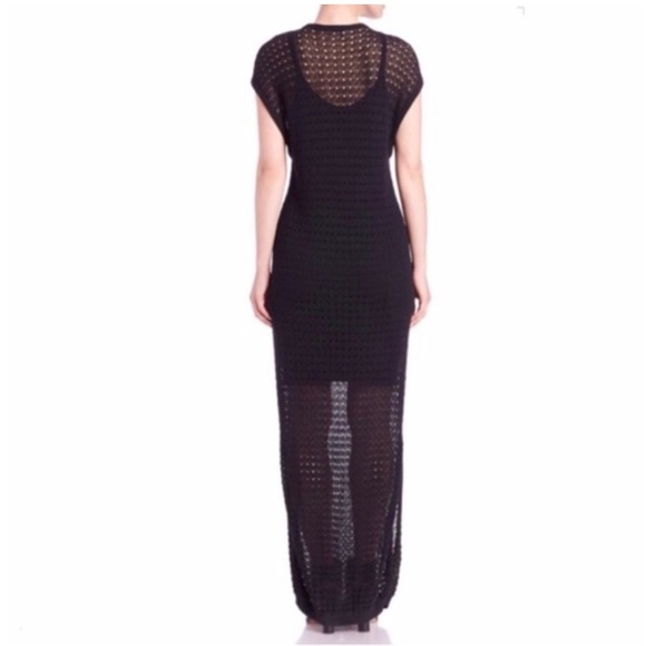 DKNY CROCHET OVERLAY MAXI DRESS - Picture 3 of 7